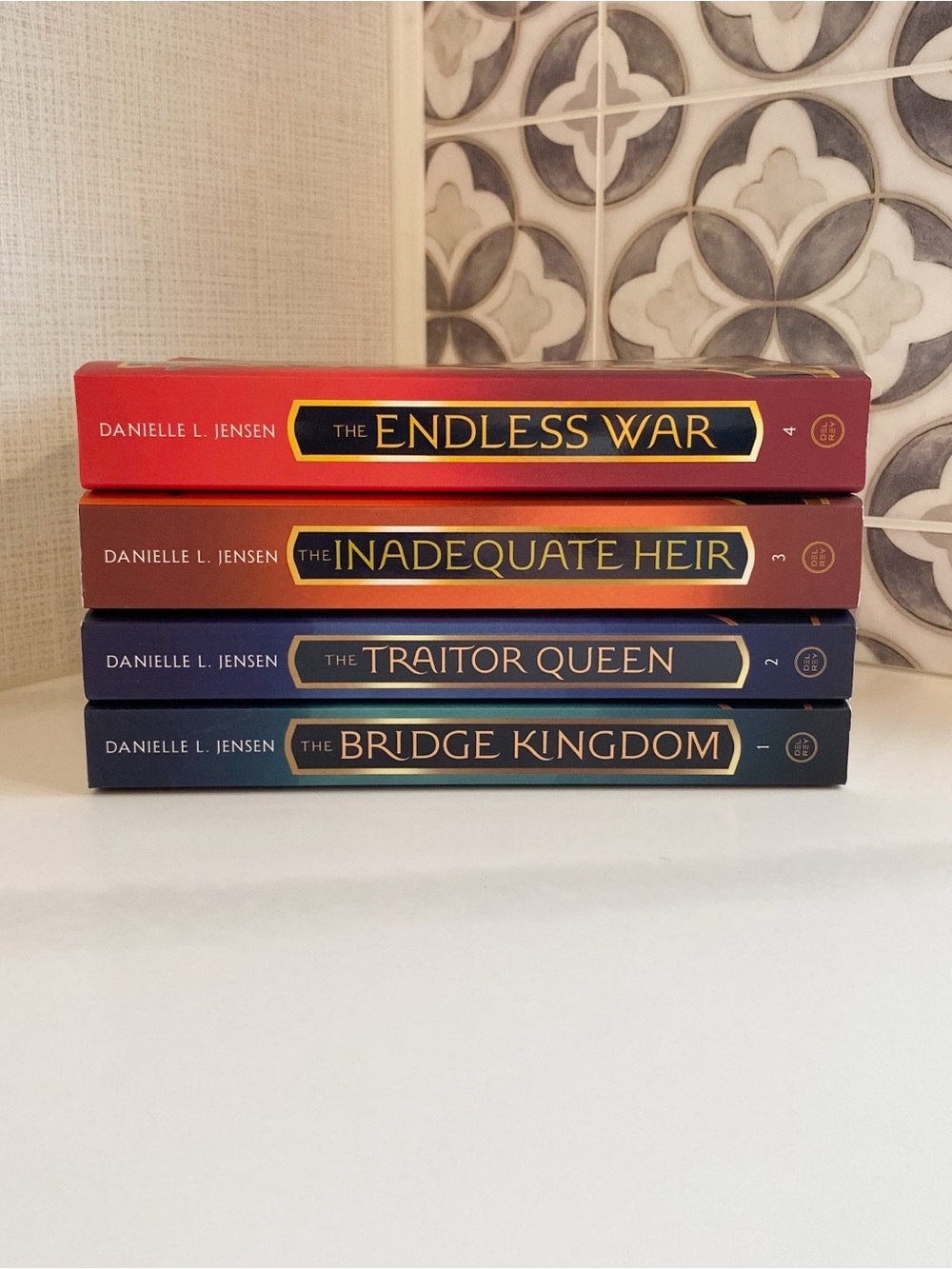The Bridge Kingdom Series by Danielle L. Jensen Paperback Books #1-4